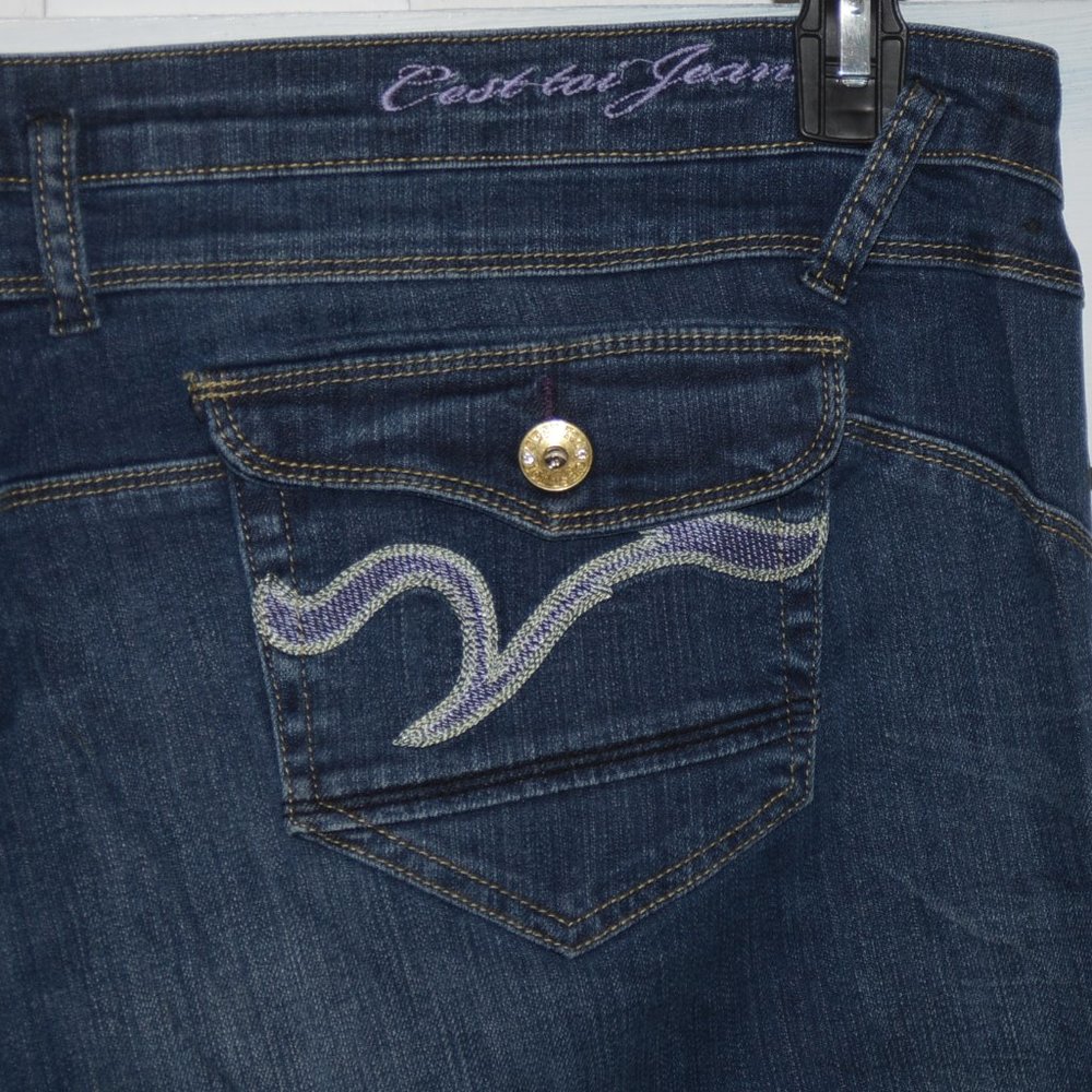 Cest toi straight womens jeans size 24 R